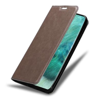 Oppo FIND X2 Suojakuori Lompakkokotelo (Ruskea)