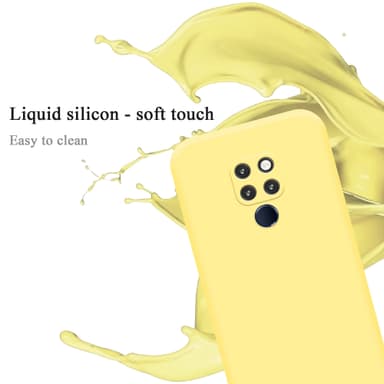 Huawei MATE 20 Suojakuori Kotelo Case (Keltainen)