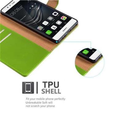 Huawei P9 Suojakuori Lompakkokotelo Case Cover