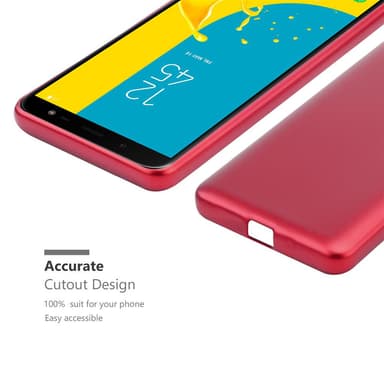 Samsung Galaxy J6 2018 Suojakuori Kotelo (Punainen)