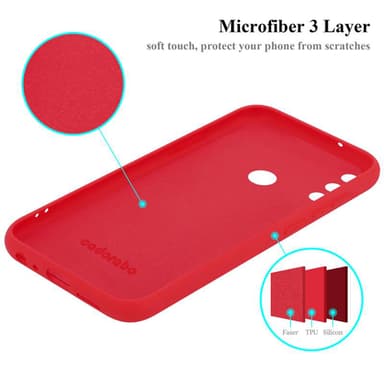 Honor 9A Suojakuori Kotelo Case (Punainen)