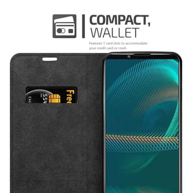 Sony Xperia 5 III Suojakuori Lompakkokotelo (Punainen)