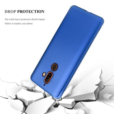 Nokia 7 PLUS Suojakuori Kotelo (Sininen)