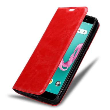 WIKO LENNY 5 Suojakuori Lompakkokotelo (Punainen)
