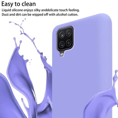 Suojakuori Samsung Galaxy A12 / M12 Kotelo (Violetti)