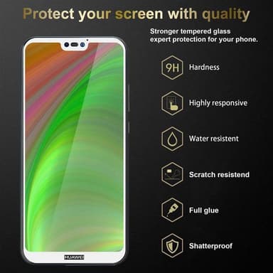 Huawei P20 LITE 2018 / NOVA 3E 3x Näytönsuoja Karkaistu