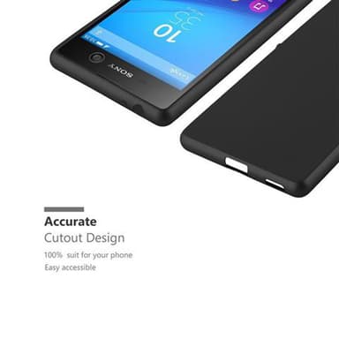Sony Xperia M5 Suojakuori Kotelo (Musta)