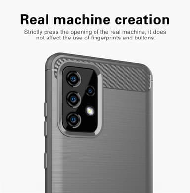 Suojakuori Samsung Galaxy A72 4G / 5G Kotelo (harmaa)