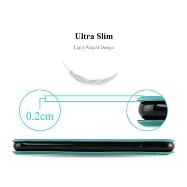 Lompakkokotelo Samsung Galaxy J1 2015 Case (Turkoosi)