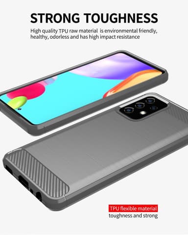 Suojakuori Samsung Galaxy A72 4G / 5G Kotelo (harmaa)