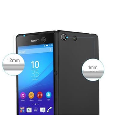 Sony Xperia M5 Suojakuori Kotelo (Musta)