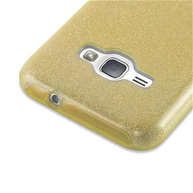 Samsung Galaxy J1 2016 Suojakuori Kotelo (kulta)