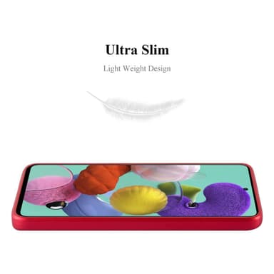 Samsung Galaxy A51 5G Suojakuori Kotelo (Punainen)