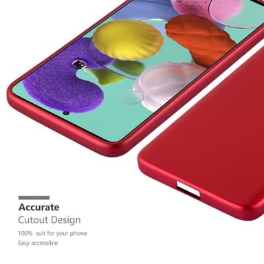 Samsung Galaxy A51 5G Suojakuori Kotelo (Punainen)