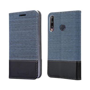 Huawei P40 LITE E Suojakuori Lompakkokotelo (Sininen)