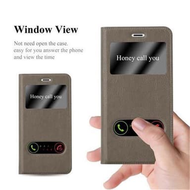 Lompakkokotelo Nokia 3 2017 Case (Ruskea)