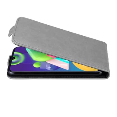 Samsung Galaxy M31 Suojakuori Lompakkokotelo (harmaa)