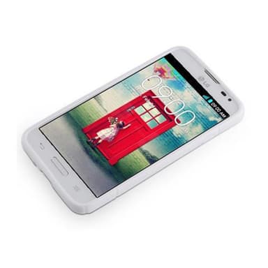 LG L70 (1. SIM) Suojakuori Cover (Valkoinen)