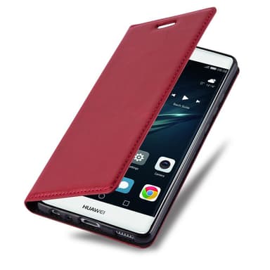 Huawei P9 Suojakuori Lompakkokotelo (Punainen)