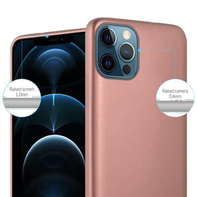 iPhone 12 PRO MAX Suojakuori Kotelo (Vaaleanpunainen)