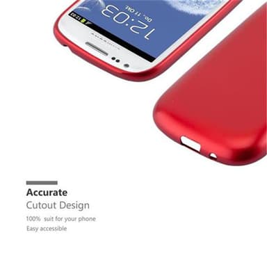 Samsung Galaxy S3 MINI Suojakuori Kotelo (Punainen)