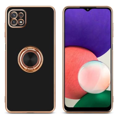 Samsung Galaxy A22 5G Suojakuori Kotelo (Musta)