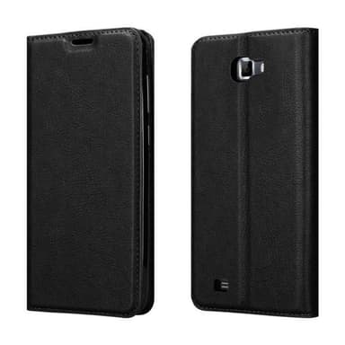 Samsung Galaxy NOTE 1 Suojakuori Lompakkokotelo (Musta)