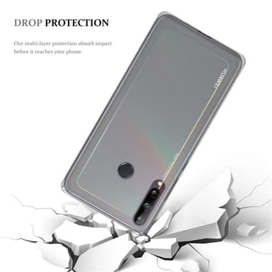 Huawei P40 LITE E Suojakuori Kotelo (Läpinäkyvä)