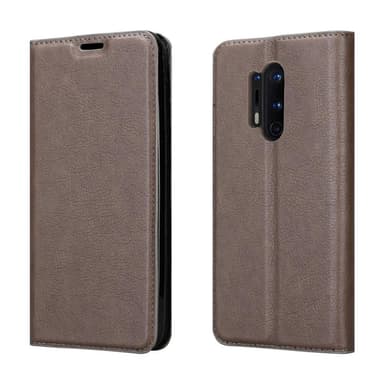 OnePlus 8 PRO Suojakuori Lompakkokotelo (Ruskea)