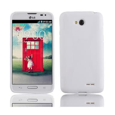LG L70 (1. SIM) Suojakuori Cover (Valkoinen)