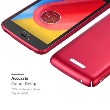 Motorola MOTO C PLUS Suojakuori Kotelo Cover (Punainen)