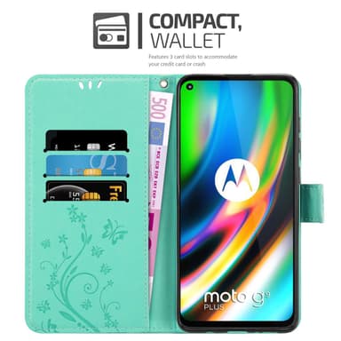 Motorola MOTO G9 PLUS Suojakuori Lompakkokotelo