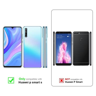 Huawei P SMART S Suojakuori Lompakkokotelo (Punainen)