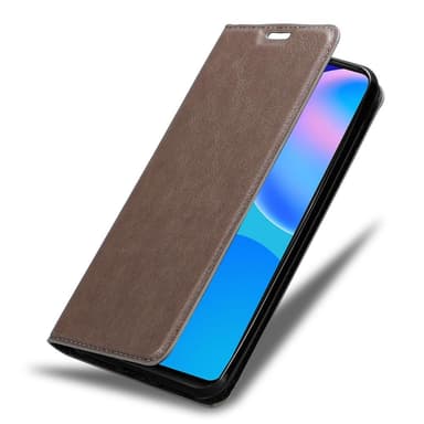 Huawei P SMART 2021 Suojakuori Lompakkokotelo (Ruskea)
