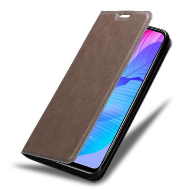 Huawei P SMART S Suojakuori Lompakkokotelo (Ruskea)