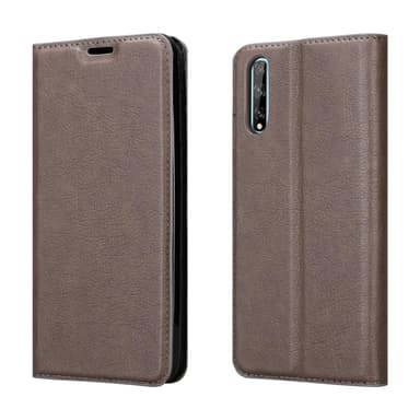 Huawei P SMART S Suojakuori Lompakkokotelo (Ruskea)