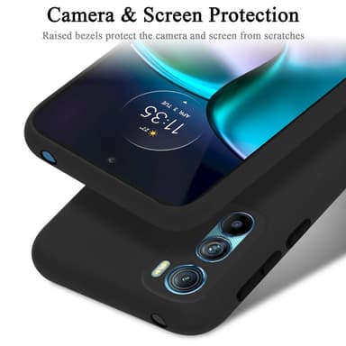 Motorola EDGE 30 Suojakuori Kotelo Case (Musta)