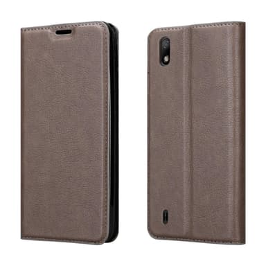ZTE Blade A7 2019 Suojakuori Lompakkokotelo (Ruskea)