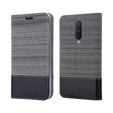 OnePlus 8 Suojakuori Lompakkokotelo (harmaa)