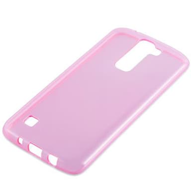 LG K7 2016 Suojakuori Kotelo (Vaaleanpunainen)