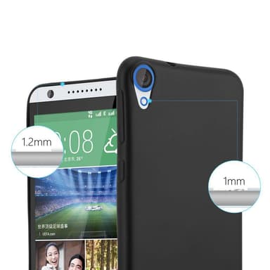 HTC Desire 820 Suojakuori Kotelo (Musta)