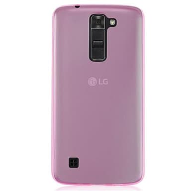 LG K7 2016 Suojakuori Kotelo (Vaaleanpunainen)