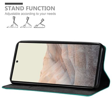 Google PIXEL 6 Suojakuori Lompakkokotelo (Turkoosi)