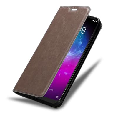 ZTE Blade A7 2019 Suojakuori Lompakkokotelo (Ruskea)
