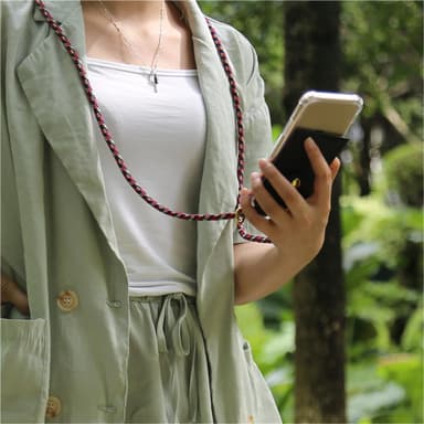 iPhone X / XS Suojakuori Kotelo Ketju (Sininen)