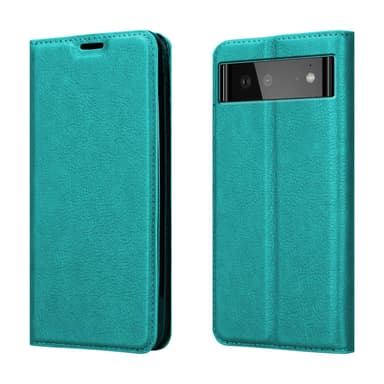 Google PIXEL 6 Suojakuori Lompakkokotelo (Turkoosi)