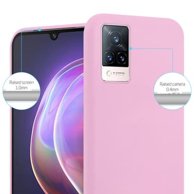 Suojakuori Vivo V21 4G / 5G Kotelo (Vaaleanpunainen)