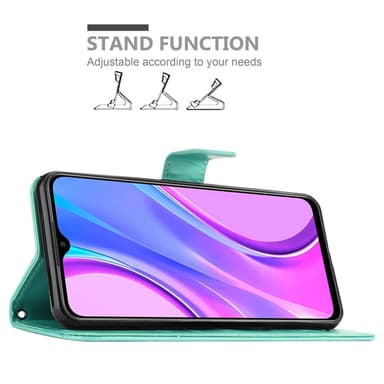 Sony Xperia 10 II Suojakuori Lompakkokotelo (Sininen)
