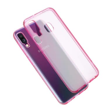 Samsung Galaxy A40 Suojakuori Kotelo (Vaaleanpunainen)