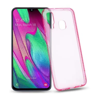 Samsung Galaxy A40 Suojakuori Kotelo (Vaaleanpunainen)